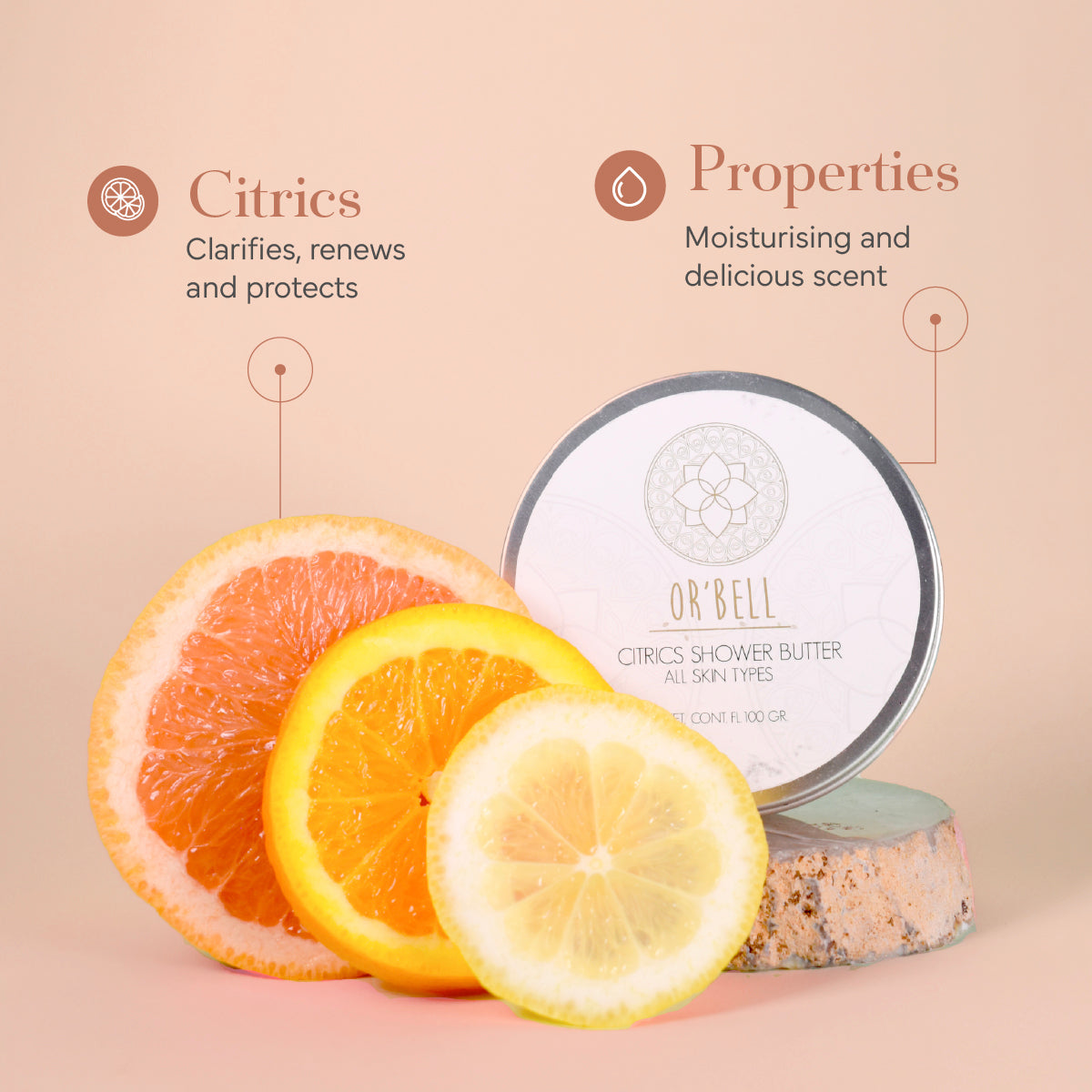 Shower Butter, Citrics
